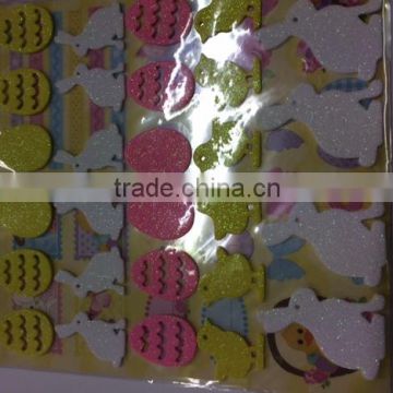 new design in stack easter bunny stickers