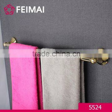 Luxury Bathroom Gold Design Single Towel Bar Rack Rail Holder