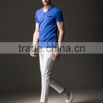 Men's Stylish Slim Fit Plain Soft Cotton Casual Short Sleeve T-Shirts