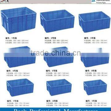 Environmental durable plastic turnover box for warehouse