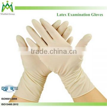 Powder free and powdered Professional latex exam glove