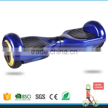 Hot sale Blue CE ROHS Remote control Samsung/LG battery colorful style two wheel smart balance electric scooter