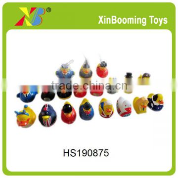 4" promotional colorful rubber duck in 16 roles                        
                                                Quality Choice