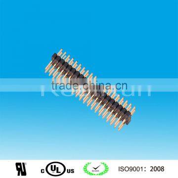 1.0mm Pitch Double Row DIP Pin Header connector alibaba in China
