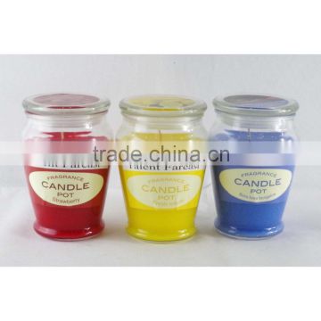 scented colored jar candle size 97mmD*134mmH