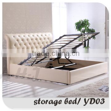 Lift Up Storage Bed With Leather Upholstered YD03                        
                                                Quality Choice