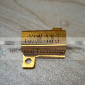 Gold Aluminum Power Resistor 10W1KJ