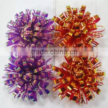 Various Iridescent Plastic Curly Ribbon Bow