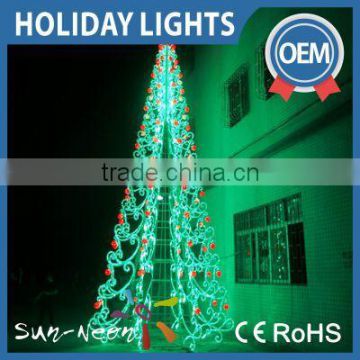 2016 Shopping Mall Christmas Holiday Decoration Led Christmas Tree Light