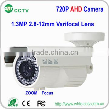 Bullet 40m IR 1.3MP 2.8-12mm Varifocal Lens Waterproof AHD cmos camera