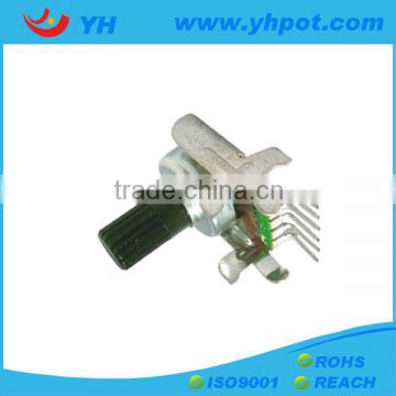 jiangsu 12mm dual gang b 500k rotary linear types of potentiometer
