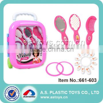 Girl pink 8PCS children rings plastic jewelry toy