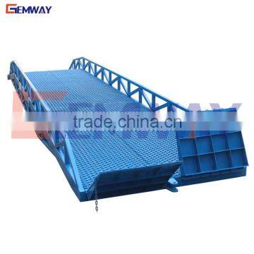 China supply heavy duty hydraulic mobile loading yard ramp for sale