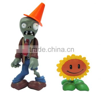 Plants Vs Zombies PVC figure, custom action figure,online gaming action figure
