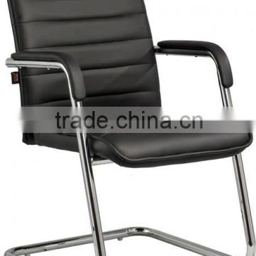 simple design PU horizontal Ribbed sled conference chair A217-X08 Anqiao