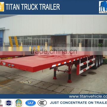 TITAN stable quality flat beds traliers for sale