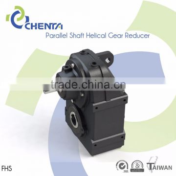 PARALLEL SHAFT HELICAL GEAR REDUCER FHS MODEL flange mounted gear motor flange input gearbox