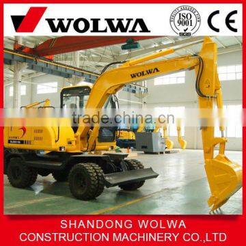 mini small ton 8 ton wheel excavator from china supplier