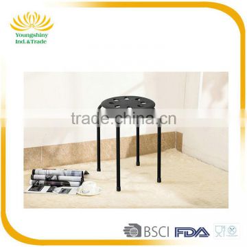 Simple design metal dining chair, home goods black hotel metal wholesale dining chair