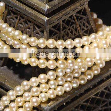 loose 6-6.5mm white Akoya pearls strands