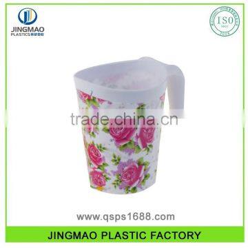 PP Colorful FDA Plastic Drinking Cup with Handle