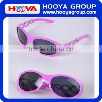 Pink Frame Girl's Sunglasses