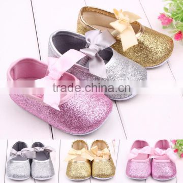 Wholesale New Style Bright First Walker Infant Baby Girl Toddler Shoes