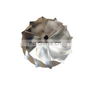 TD04HL 51.00/67.00mm 6+6 blades turbo Turbocharger milling/aluminum 2618/billet compressor wheel