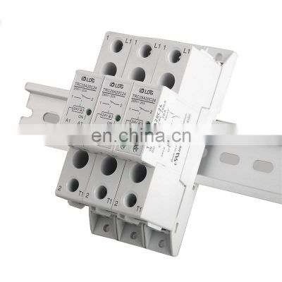 TRC-25A20C24 High Power Din Rail Relay 24VDC/AC 20mA Input 250VAC 20A Output Soft Starting Electromagnetic Contact Relay Module