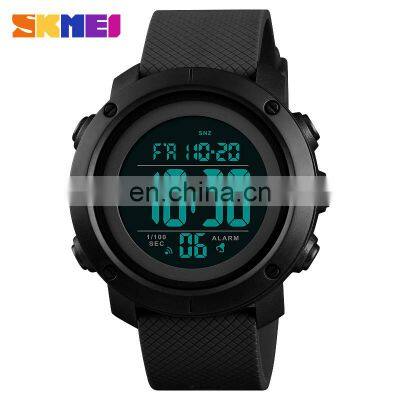 SKMEI 1426 Digital Men's Fashion Practical Electronic Sports Rubber  Watch Strap Waterproof LED  Watch
