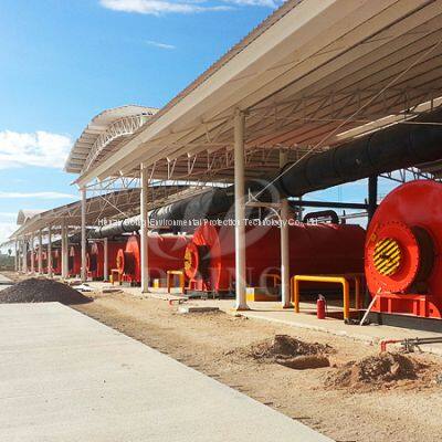 Batch waste plastic pyrolysis plant fully automatic waste tire pyrolysis plant For Sale