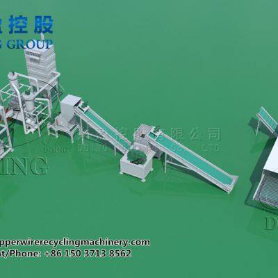 DOING photovoltaic solar panels recycling production line