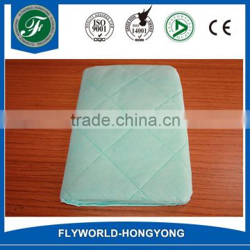 Mint green disposable nonwoven blanket