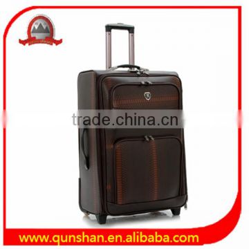 China Baigou high quality PU trolley luggage