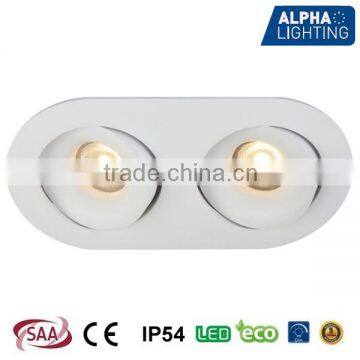 IP54 Super Quality Rotatable Citizen 2* 7W High CRI LED Downlight, Dimmable led downlight, LED Downlight