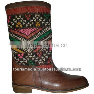 Handmade moroccan kilim boot size 39 n5 Wholesale