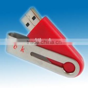 plastic 2.0 USB Flash Drive 8GB with Revolving Cap