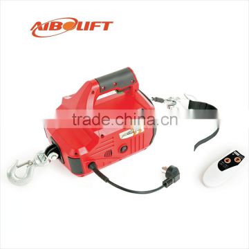 light duty electric winch with remote control