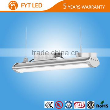 Aluminum housing and PC cover IP65 L warrantyinear LED high bay fixture with 5 years