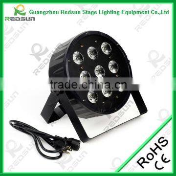 New product and lower price 100W 9pcs stage LED Flat Par Light