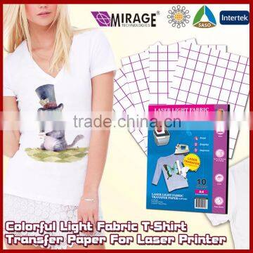 High Quality And Best Selling Laser Light Fabric Transfer Paper