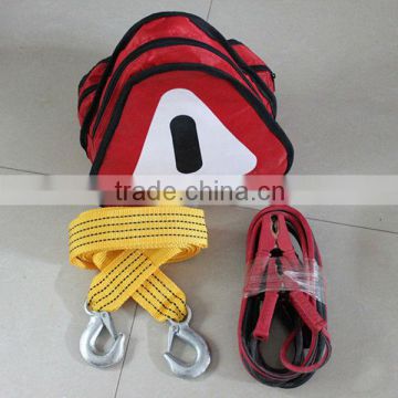 auto kit,car road side safety tool in triangle bag
