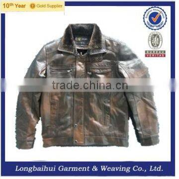 WARM MAN'S PU LEATHER JACKET