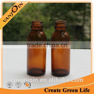 Wholesale Glass Cheap Amber Syrup Bottle