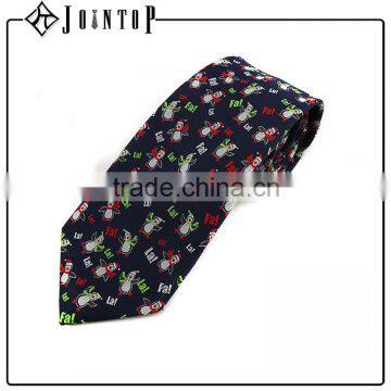 custom design print silk man tie on sale