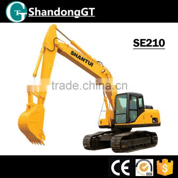 Construction machinery SHANTUI 210HP hydraulic crawler excavator for sale