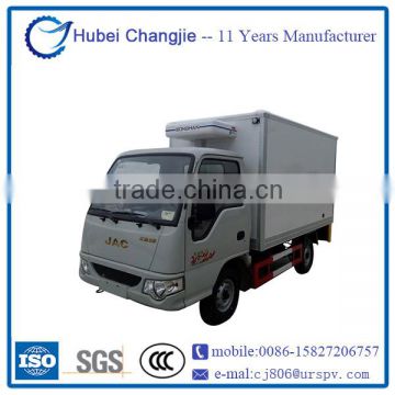 Good prices for JAC light duty refrigerated van box truck