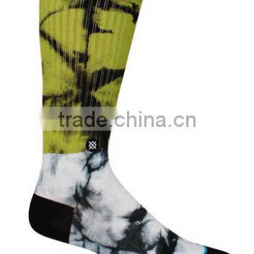 Wholesale Best Quality Popular Tie Dye Basketball Sock