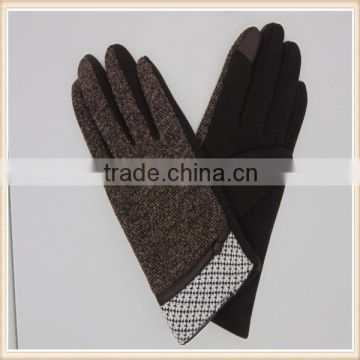 Men Plain Style Micro Velvet Cycling Hand Gloves