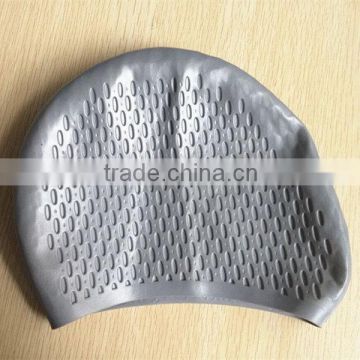Top level stylish flexible silicone swimming caps